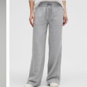 Women's Gray Wide-Leg Pants